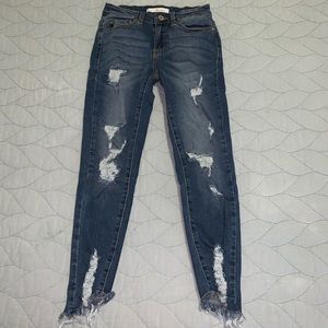 KanCan Distressed Skinny Jeans